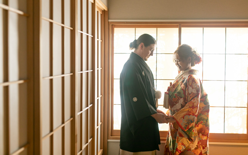 Here we are,Japan！！国を越えたウェディングフォト 