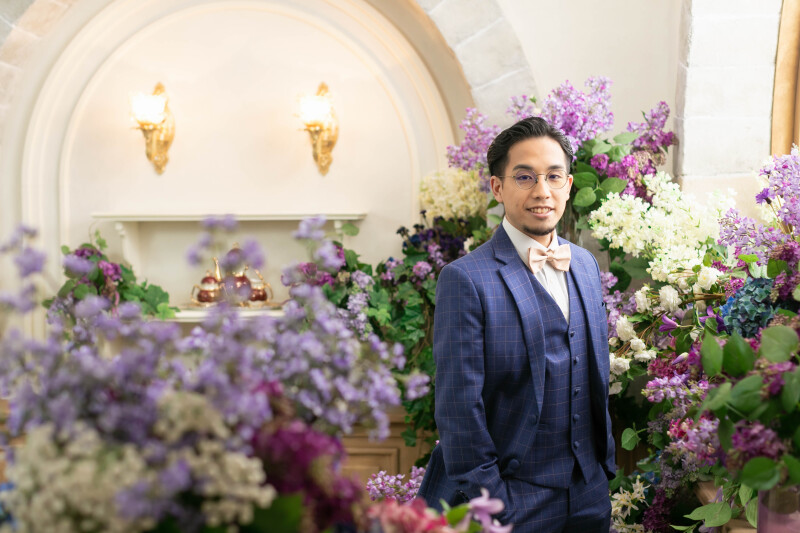 ご新郎様のソロカット