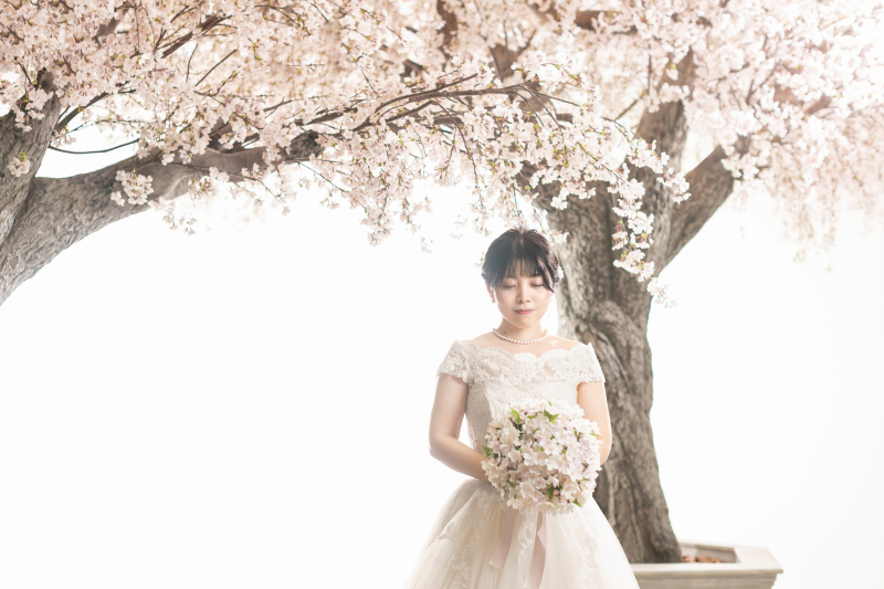 #新婦ソロショット