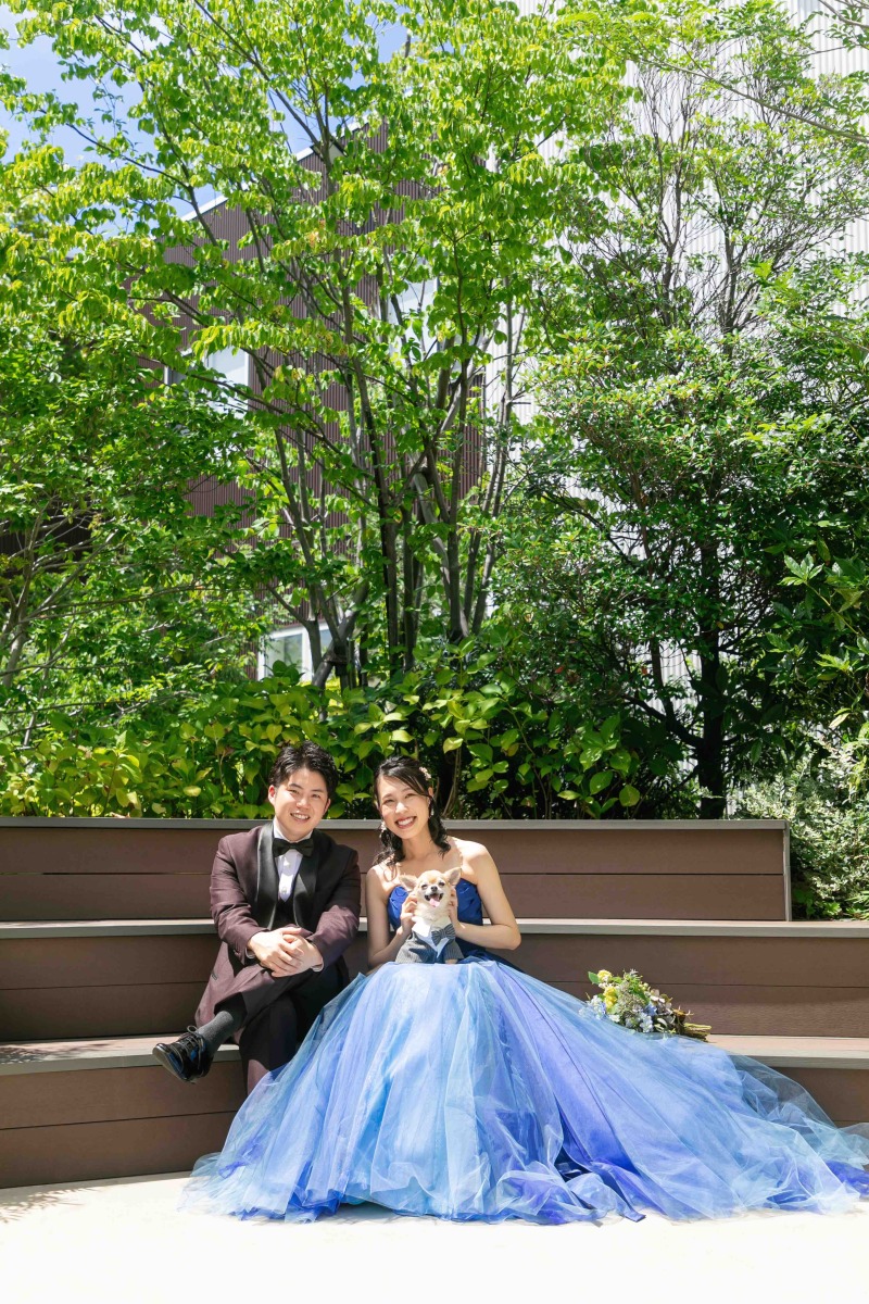 #カラードレスで