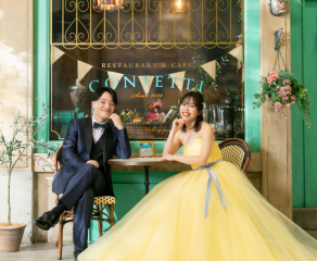 二人らしさ盛り沢山の前撮り♪