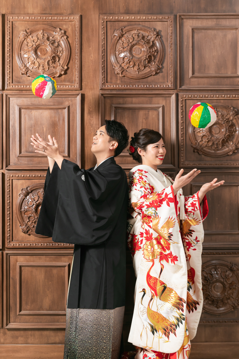 紙風船を使って