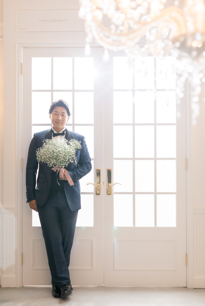 #新郎ソロショット