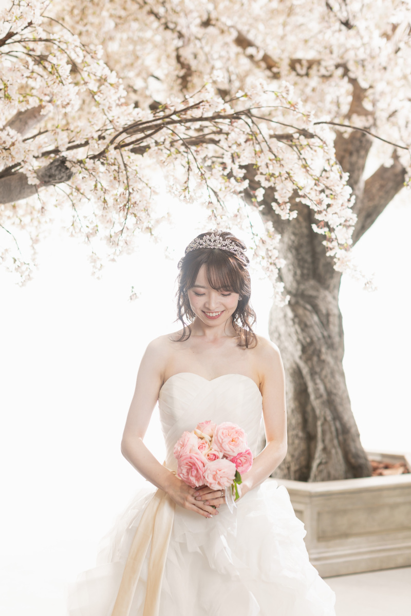 お母様からのブーケと一緒に