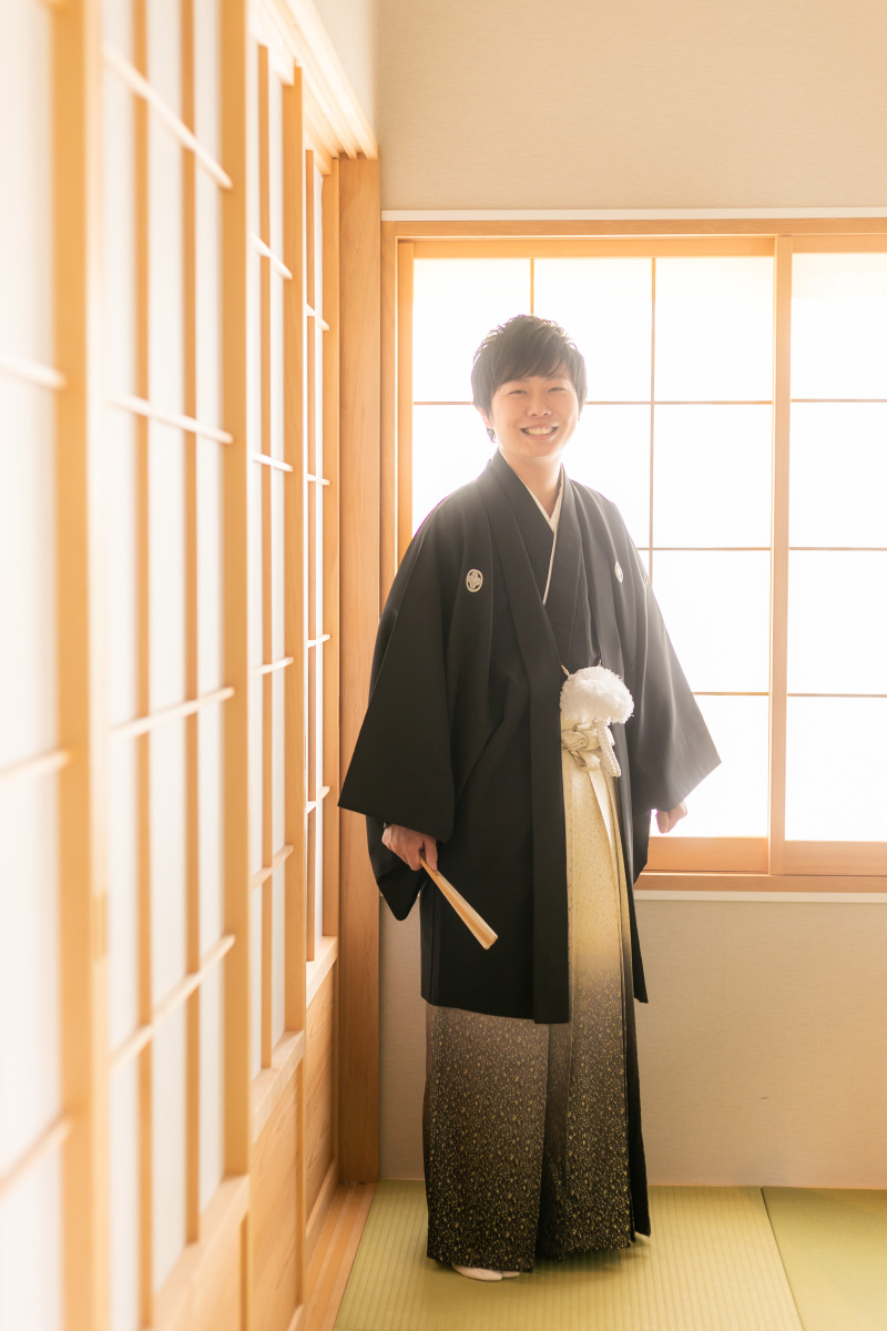 #新郎ソロショット