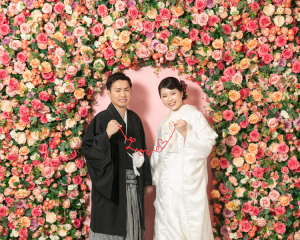 真っ白な白無垢で♪