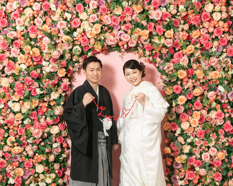 真っ白な白無垢で♪