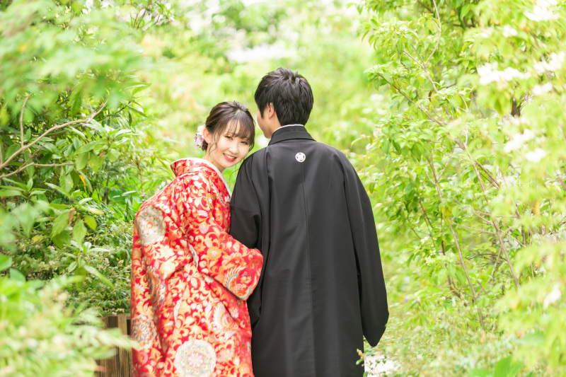 #キュートな色打掛