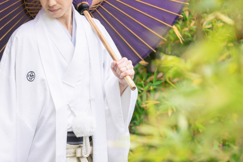 ご新郎様のお手元カット