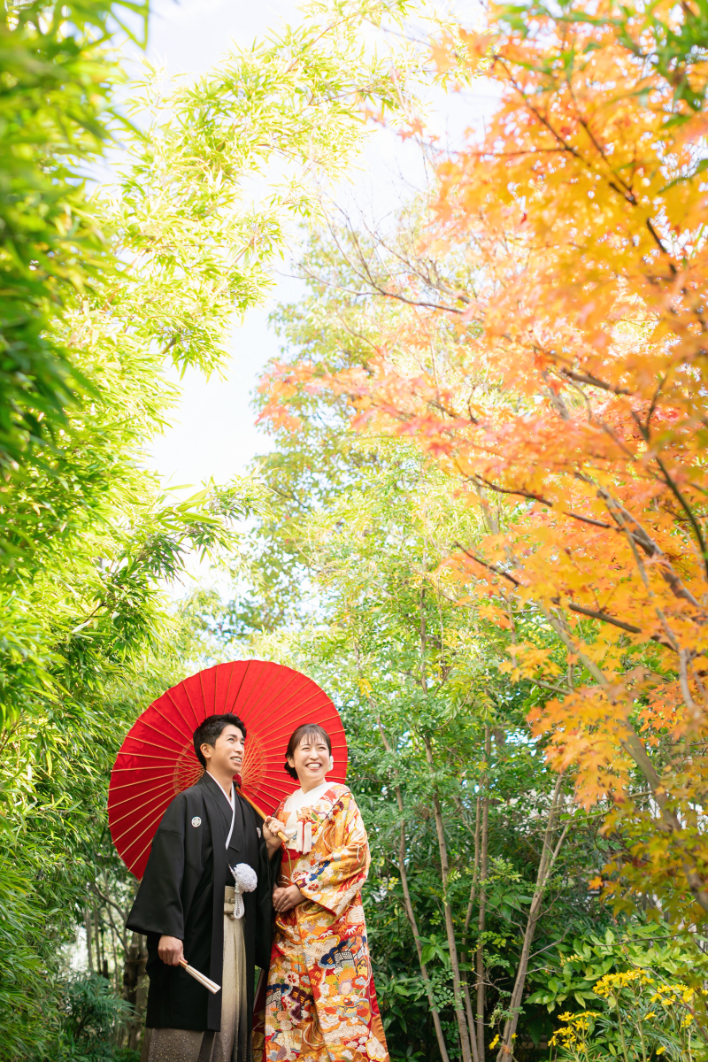 和装から撮影スタート!