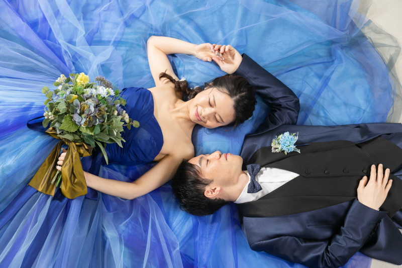 ブルーでコーディネート♪