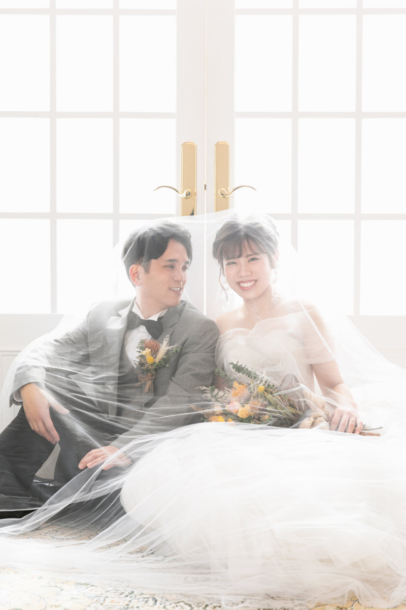 ご希望のベールインカット