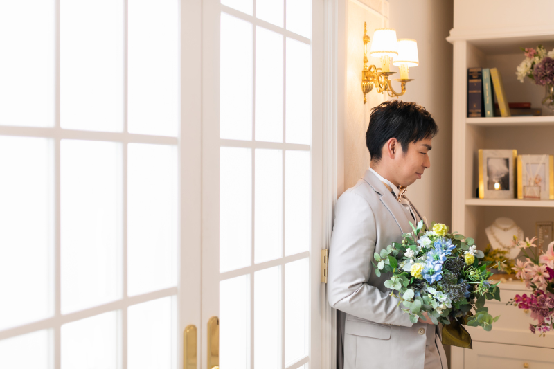 #新郎ソロショット