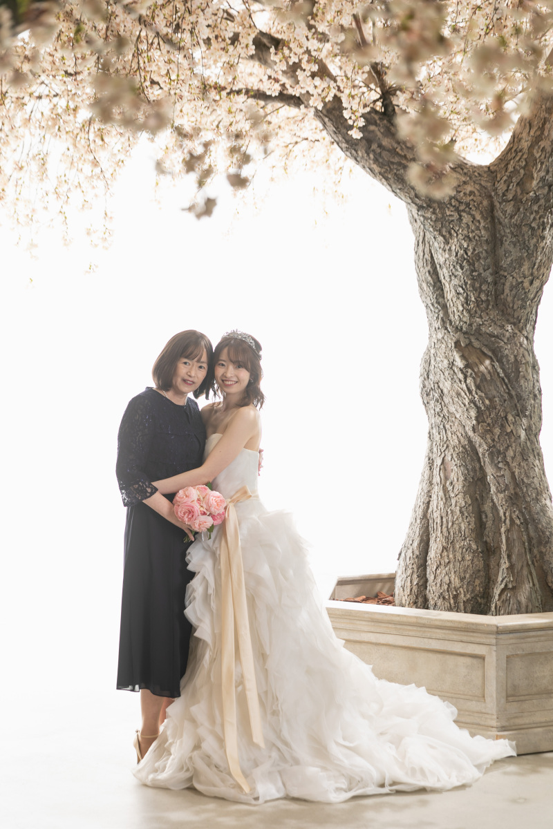 お母様との2ショット