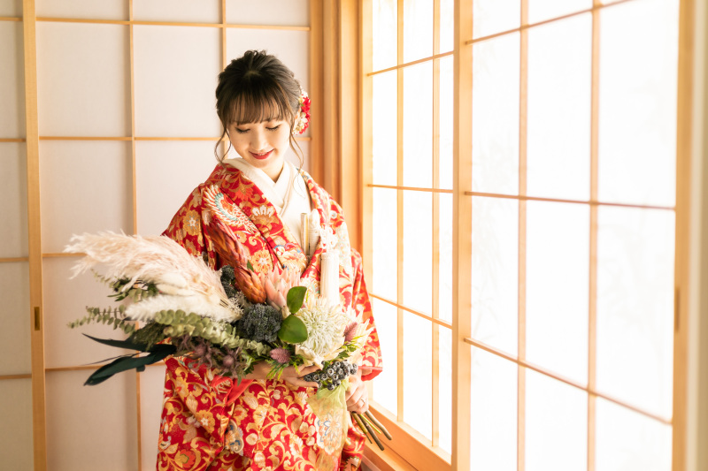 #新婦ソロショット