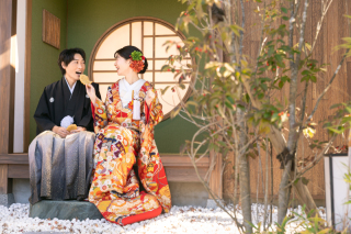 お二人らしさいっぱいの撮影