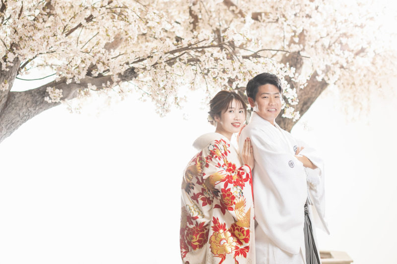 友禅のお着物で