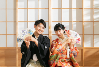 お持ち込みグッズで2人らしく♪