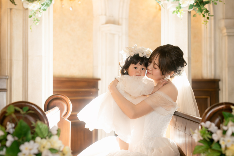 ママとの2ショット