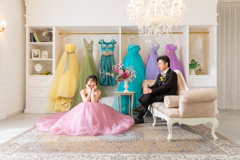 ジャスミンドレスと一緒に