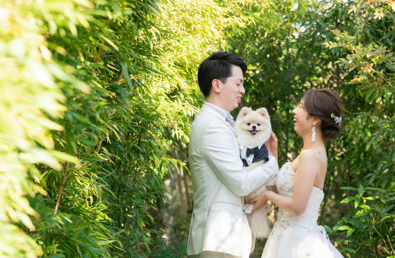 可愛いわんちゃんと♪