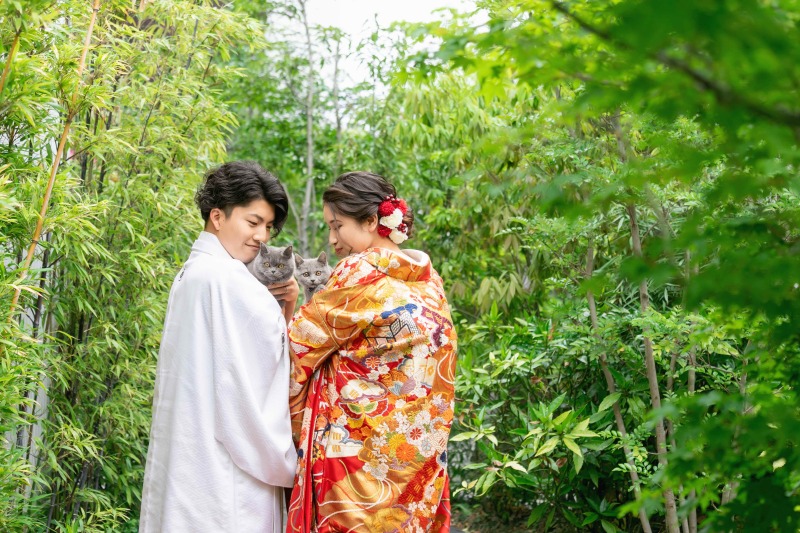 スタジオコンフェッティ_ペットと一緒に撮影できる