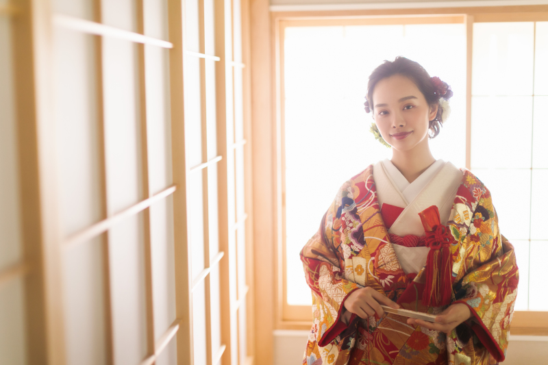 【シンプルプラン/和装】◆白無垢or色打掛1着◆50カットデータ付き