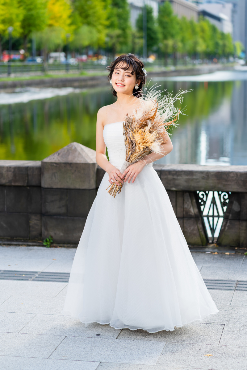 Aライン A 004 衣装 ドレス Hair Make Sereno Photo Movie神田秋葉原 東京都でフォトウェディング探すならphotorait