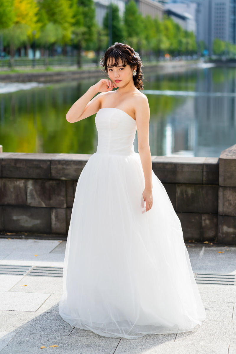 Aライン 衣装 ドレス Hair Make Sereno Photo Movie 赤坂青山 東京都でフォトウェディング探すならphotorait