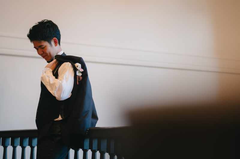 新郎様ソロショット!