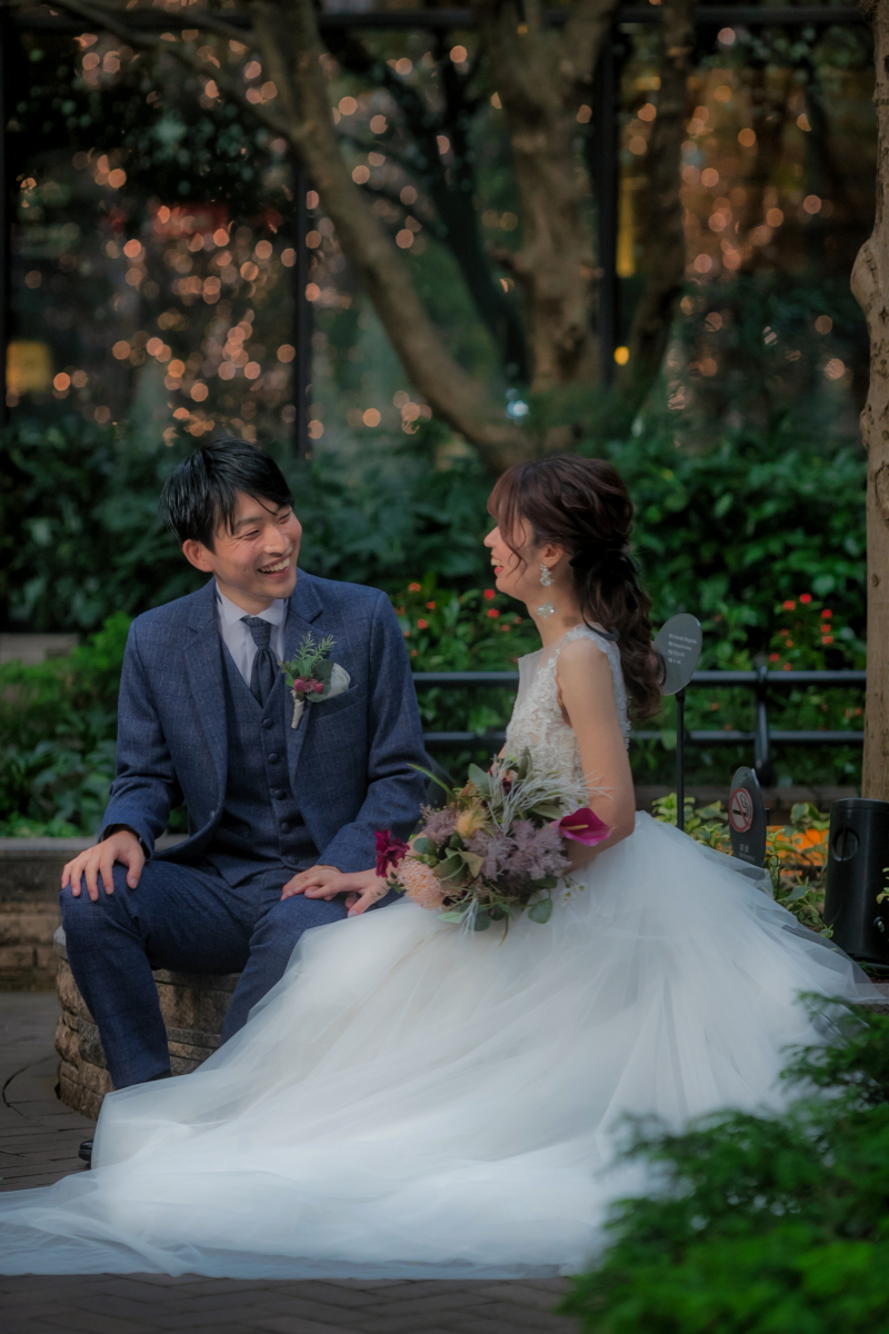 丸の内ブリックスクエアにて、絵画のような一枚