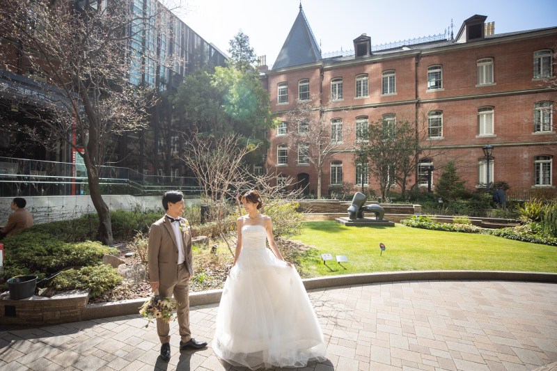 ブリックスクエアの素敵な景観