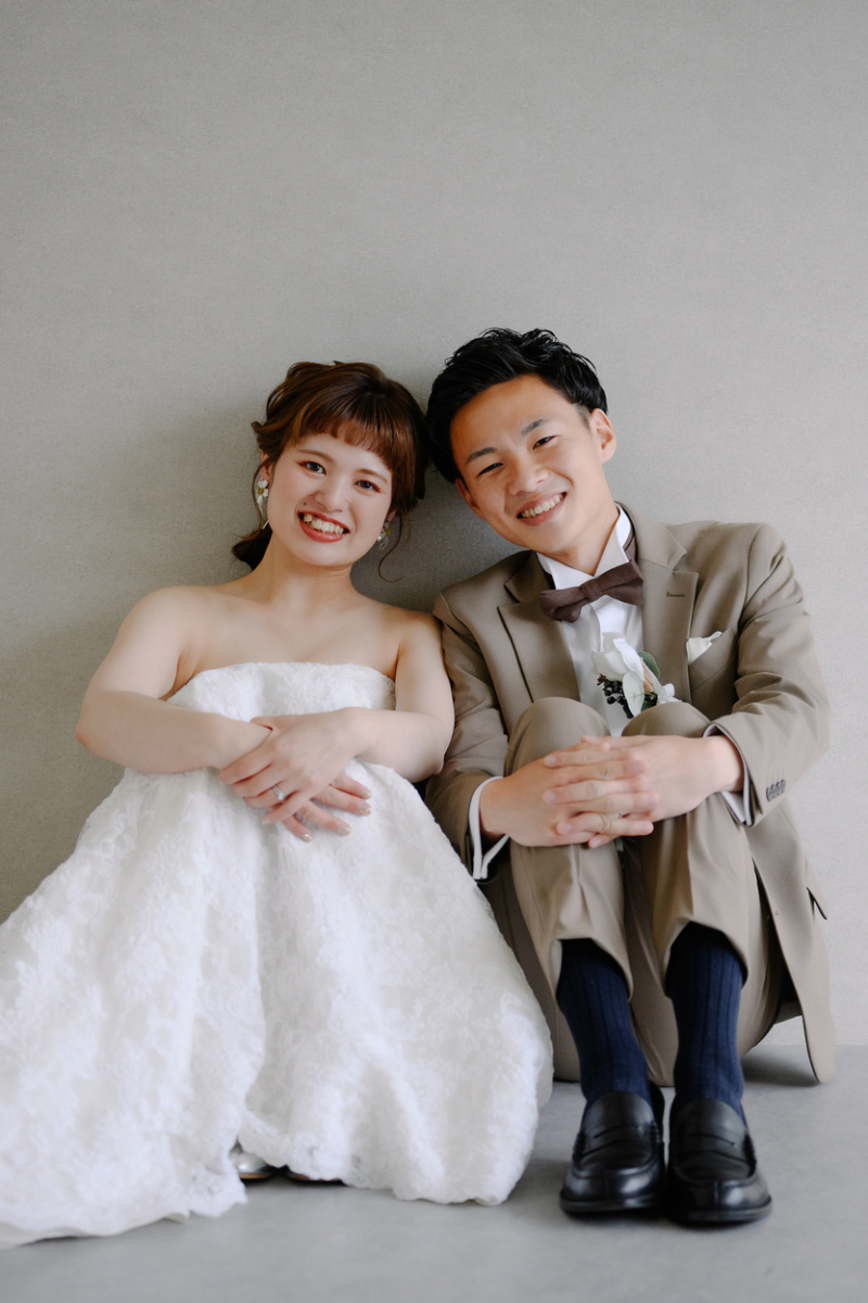 スタジオで和装撮影