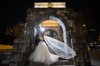 映画のワンシーンのようなドラマチックな撮影を