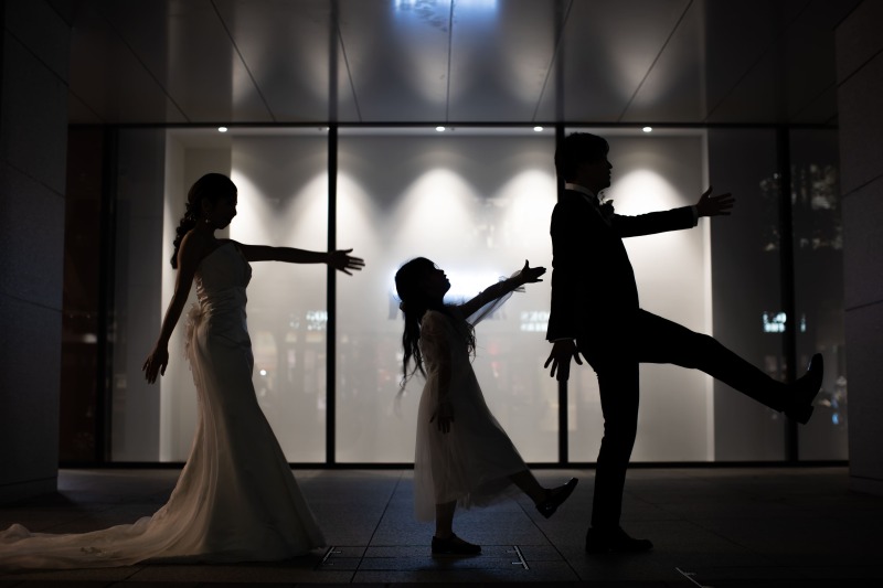 3人で仲良く撮影