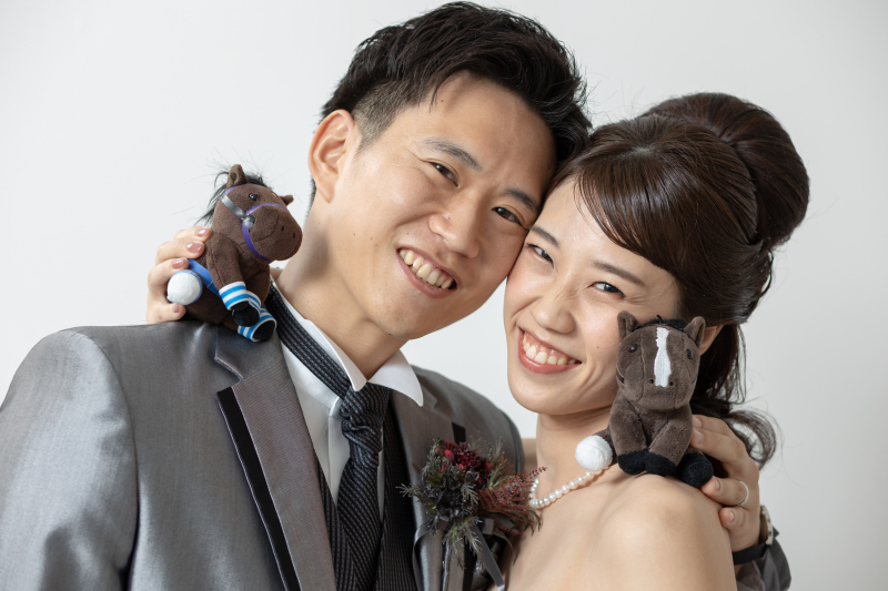 お持ち込み小物でお二人らしく♪