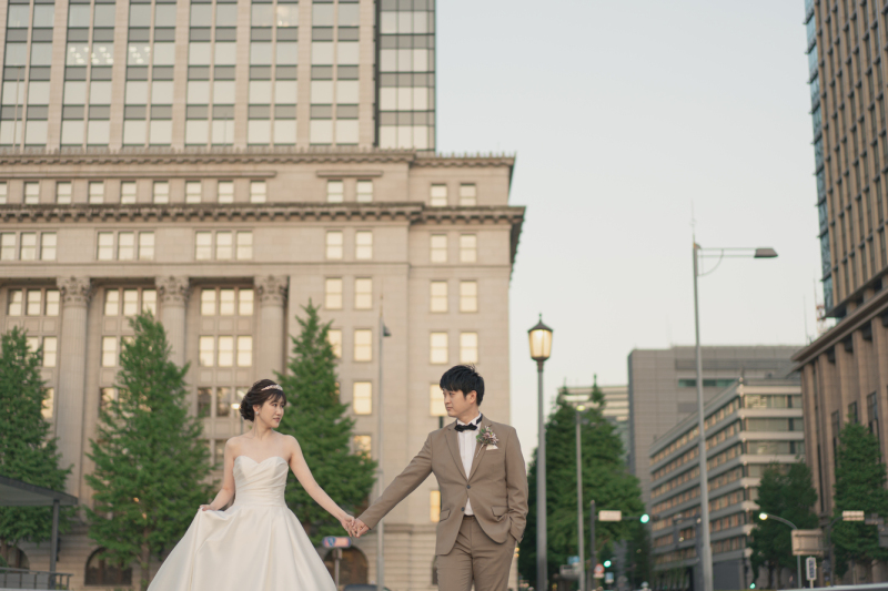 丸ビル＆新丸ビル前で