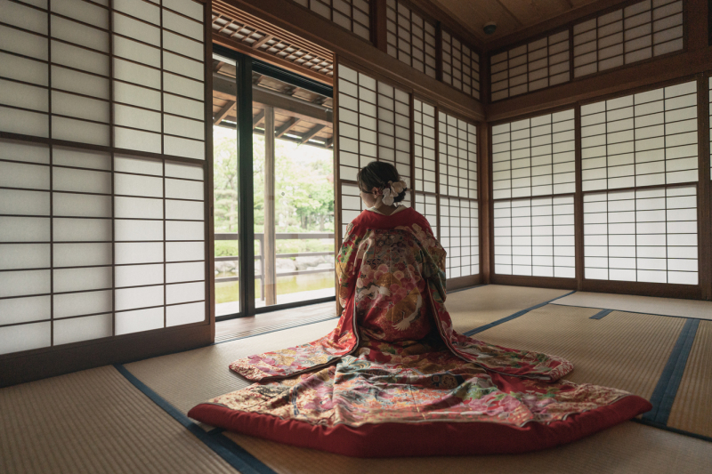 和室での後ろ姿♡