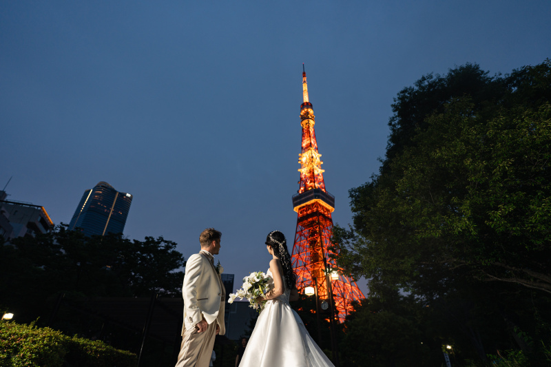 おふたりで東京タワーを♪