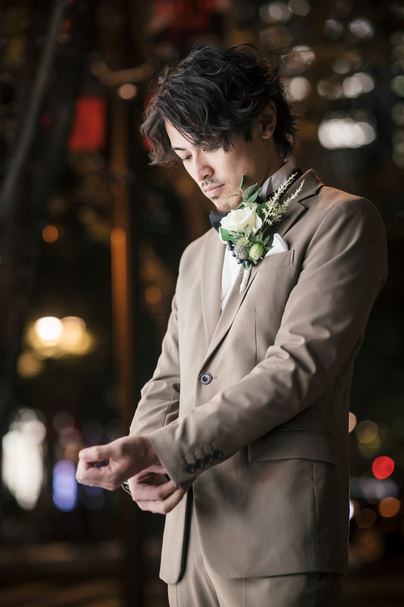 ご新郎様ソロショット