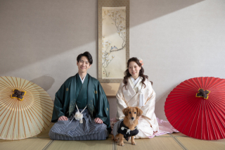 ワンちゃんと和洋撮影☆彡