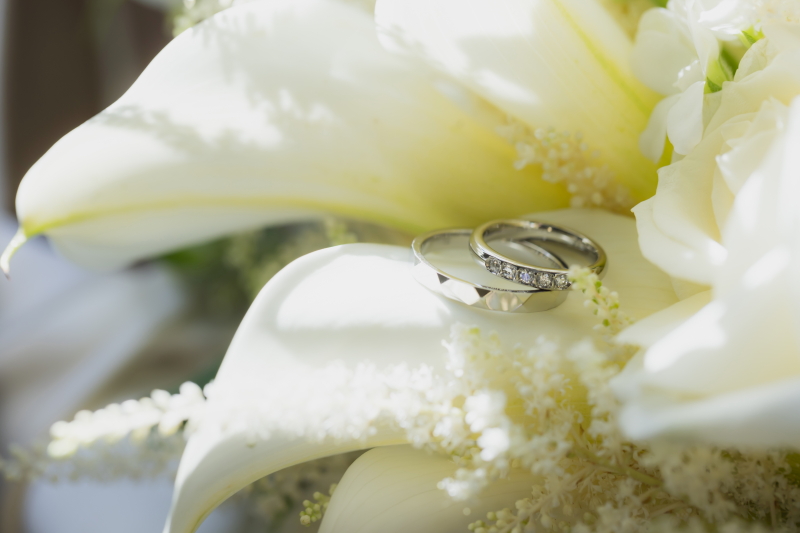 ブーケとともに