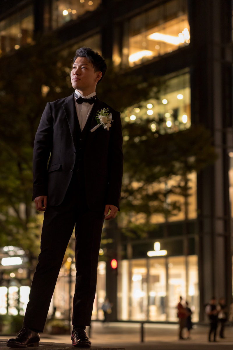 新郎さんショット！