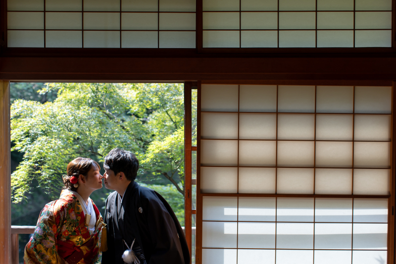 仲睦まじいお洒落な一枚