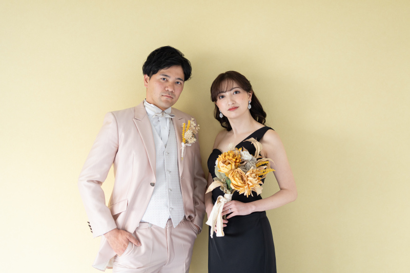 お召し替えしておすましポーズで