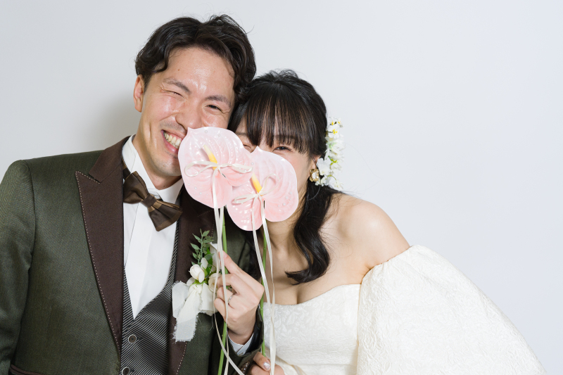 お顔隠しショット!