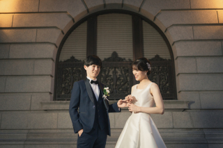 ニコニコ笑顔の爽やかカップル♡