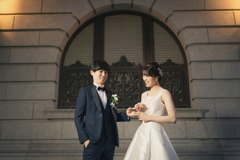 ニコニコ笑顔の爽やかカップル♡