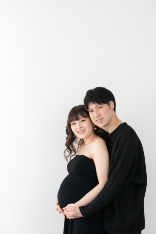 【マタニティフォト】スタジオで気軽に♪