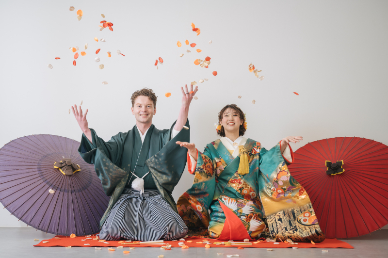 まずはスタジオ撮影から♪